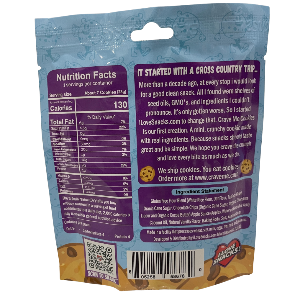 1 oz Bag Chocolate Chip