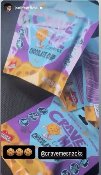 Instagram story tagging Crave Me