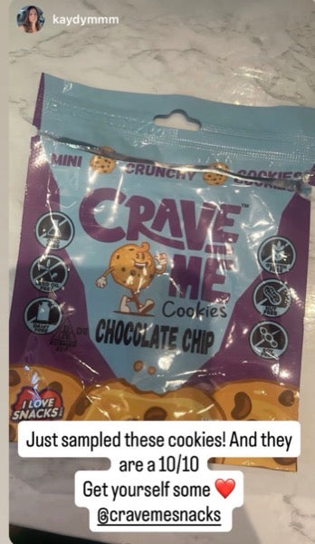 Instagram story tagging Crave Me