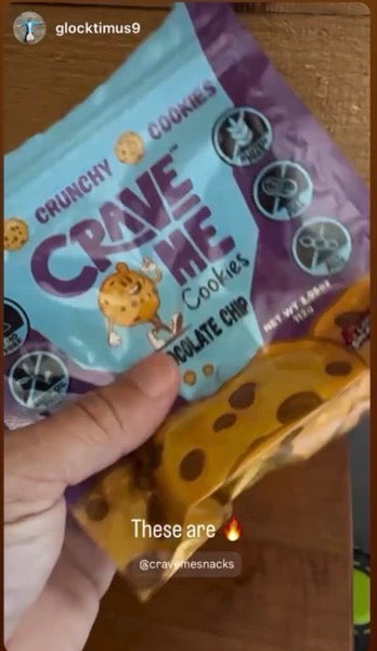 Instagram story tagging Crave Me