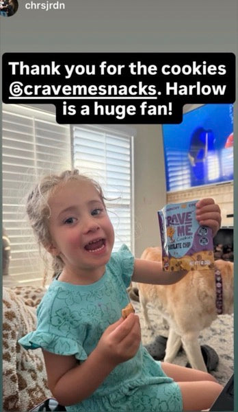 Instagram story tagging Crave Me