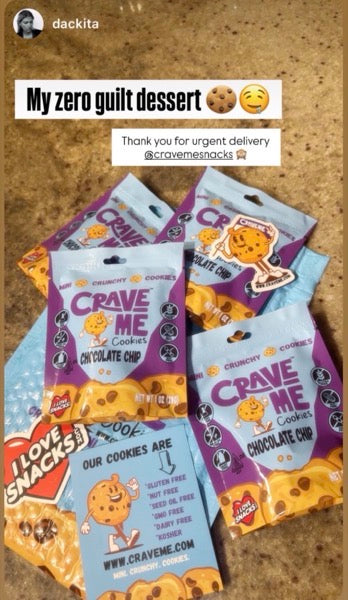Instagram story tagging Crave Me