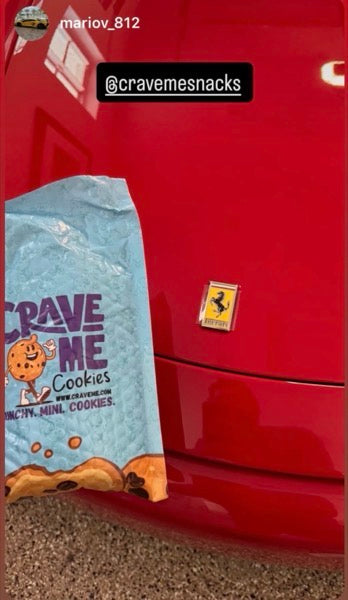Instagram story tagging Crave Me