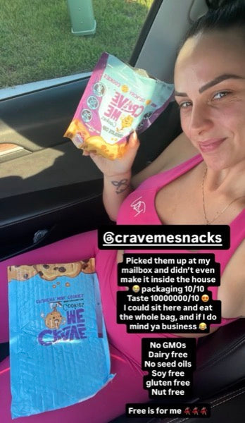 Instagram story tagging Crave Me