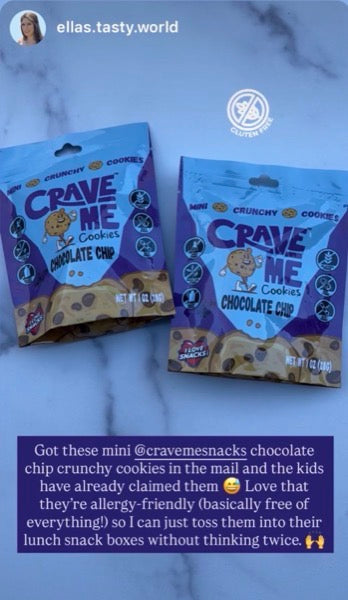 Instagram story tagging Crave Me