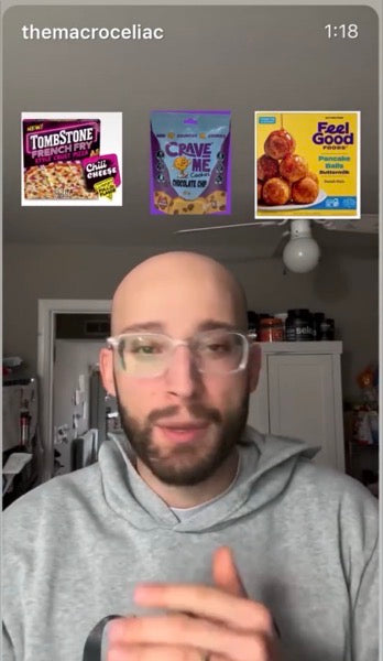 Instagram story tagging Crave Me