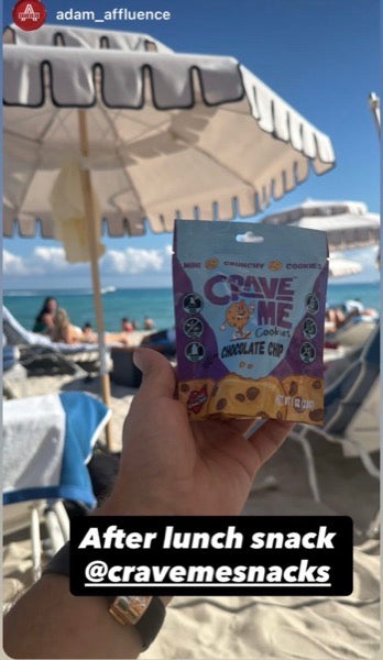Instagram story tagging Crave Me